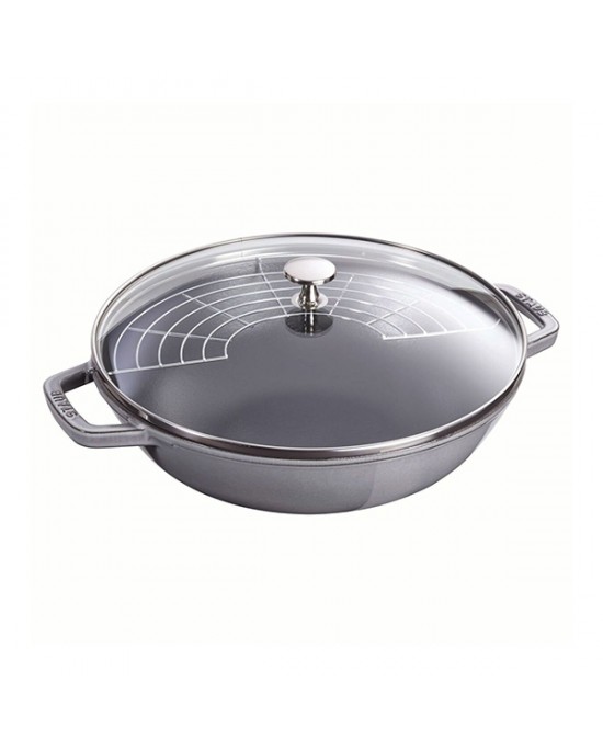 Staub Wok grigio d. 30