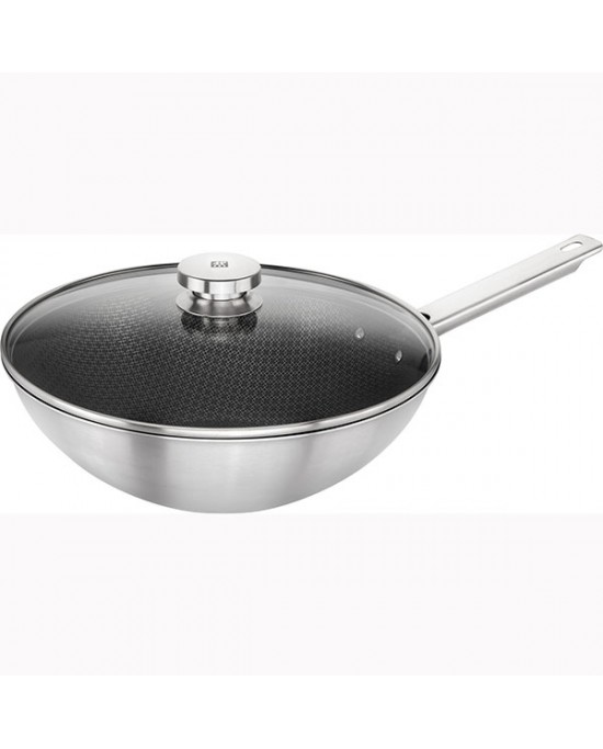 Zwilling Wok con coperchio d. 30