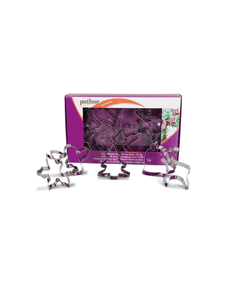 Patisse Set 18 tagliabiscotti natale