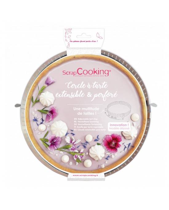 Scrapcooking Anello per crostata forato e regolabile