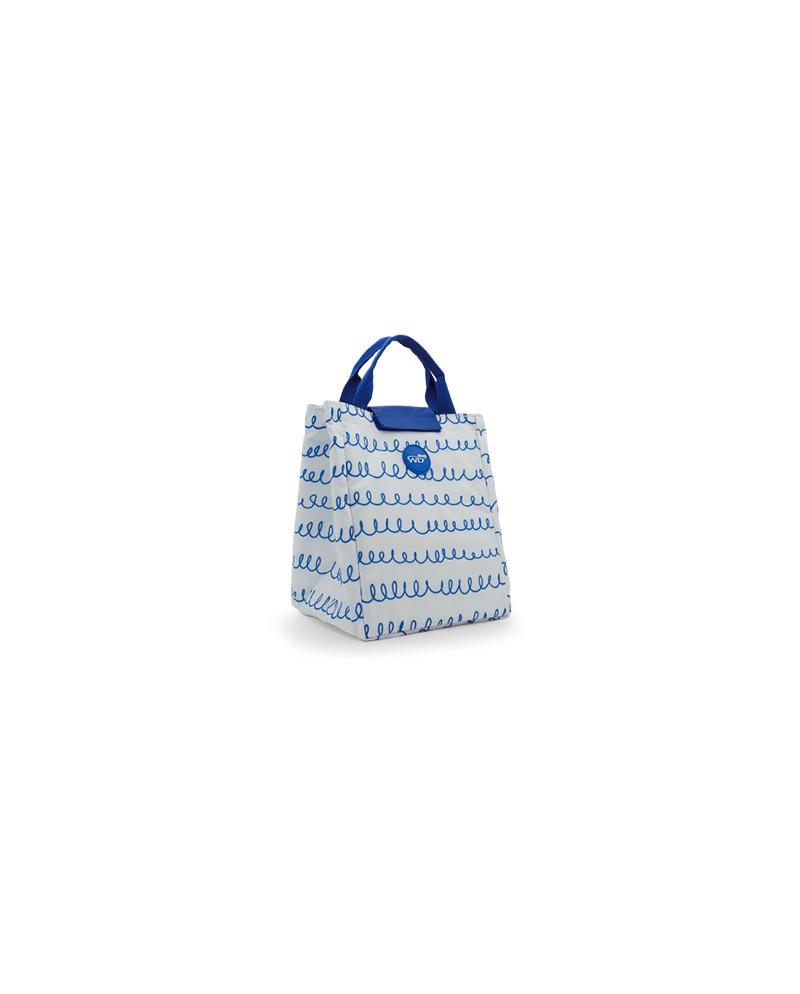 WD Lunch bag piccola borsa termica bianco/blu 6 l