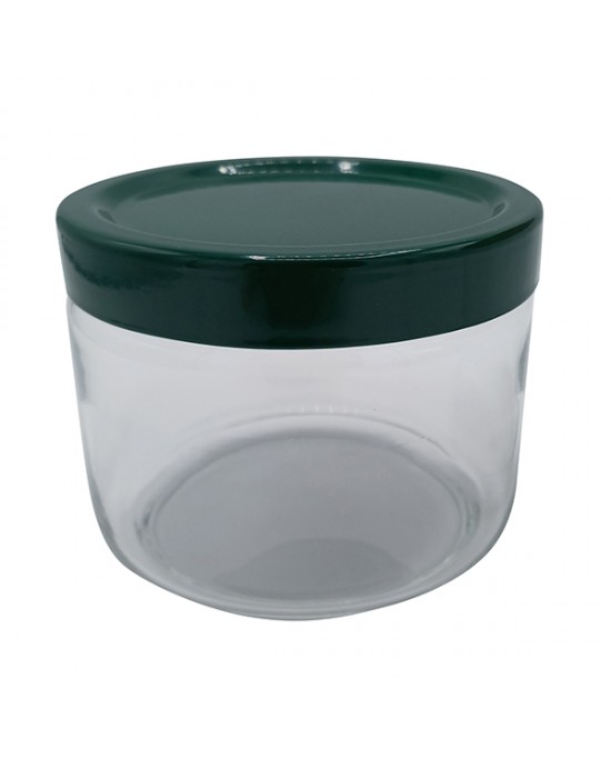 Ottinetti Contenitore vetro coperchio verde 0,50 l