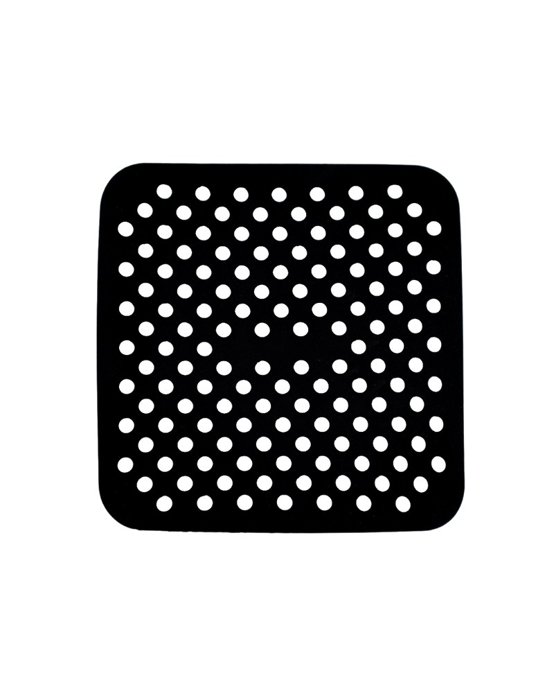 Nerthus Tappetino per friggitrice ad aria in silicone perforato quadrato