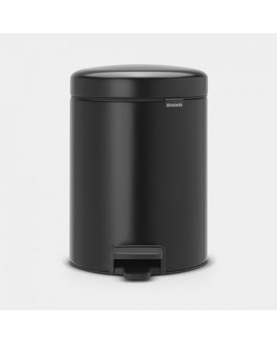 Brabantia Newicon pattumiera a pedale 3 l acciaio nero