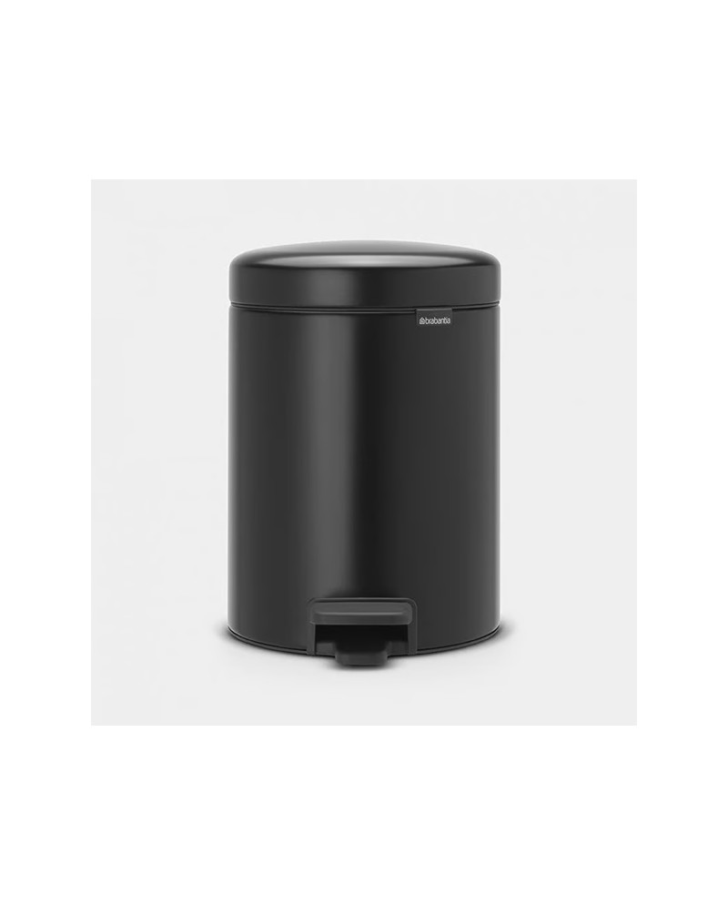 Brabantia Newicon pattumiera a pedale 5 l acciaio nero