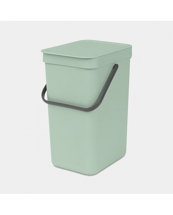 Brabantia Sort & Go pattumiera 25 l plastica verde giada