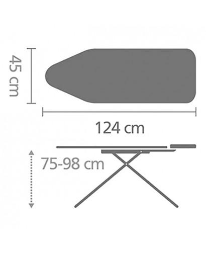 Brabantia Asse da stiro C XL ice water