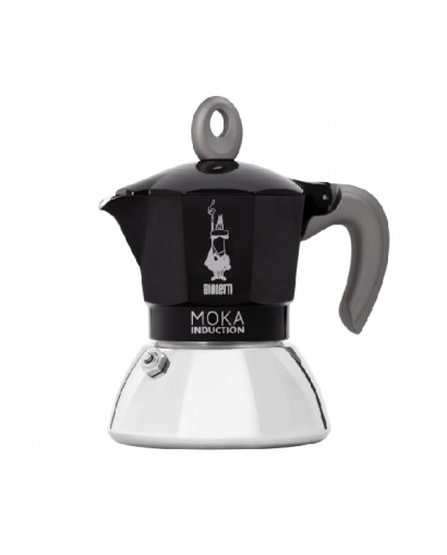 Bialetti Moka induction caffettiera nera 2 tazze