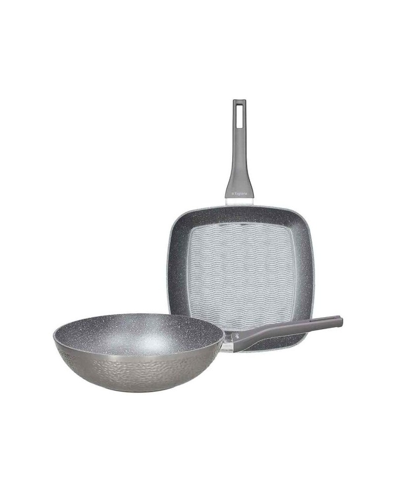 Tognana Deep moon set wok + grill d. 28