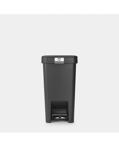 Brabantia StepUp pattumiera a pedale 10 l grigio scuro