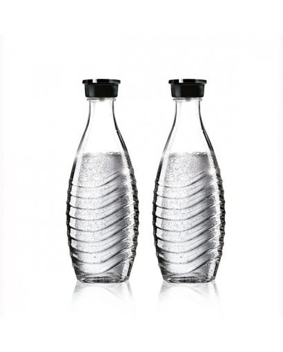Sodastream 2 bottiglie in vetro crystal
