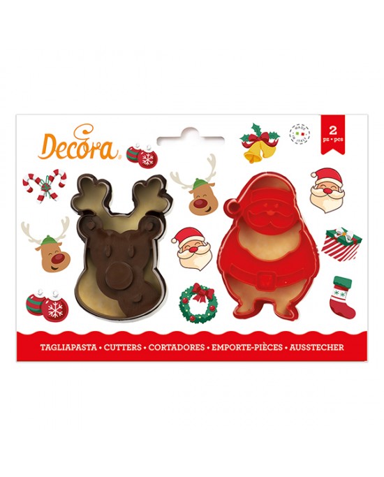 Decora Tagliapasta babbo natale e renna