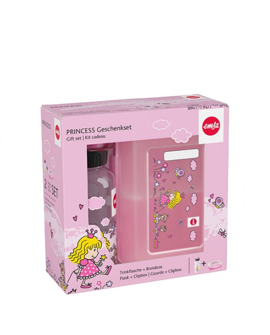 Emsa Set clipbox e borraccia princess